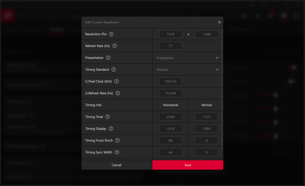 Lock Monitor Refresh Rate