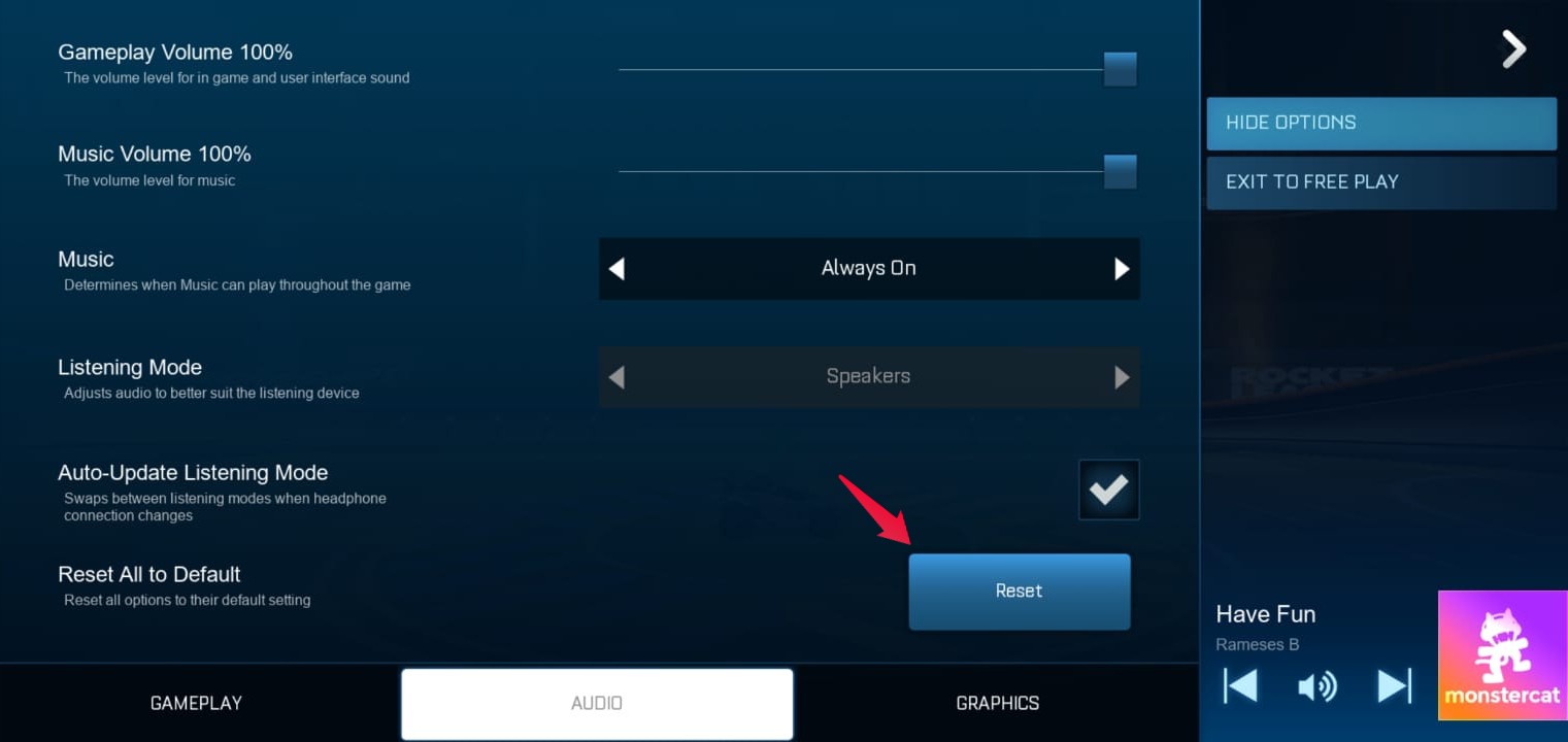Reset Audio
