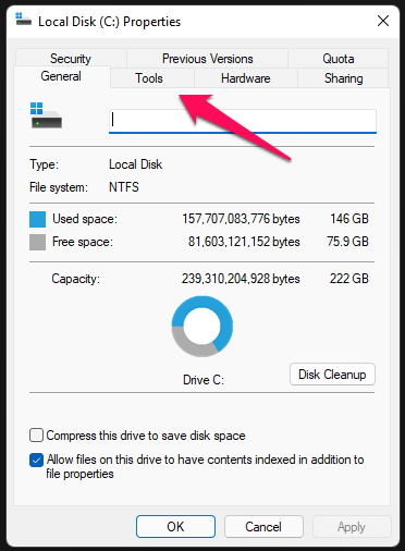 Scan Drive for Errors (3)