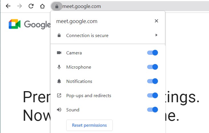 Fix: Google Chrome Camera Not working in Windows 11