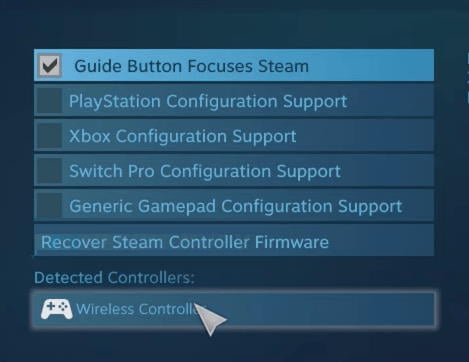 how to re install steam controller driver