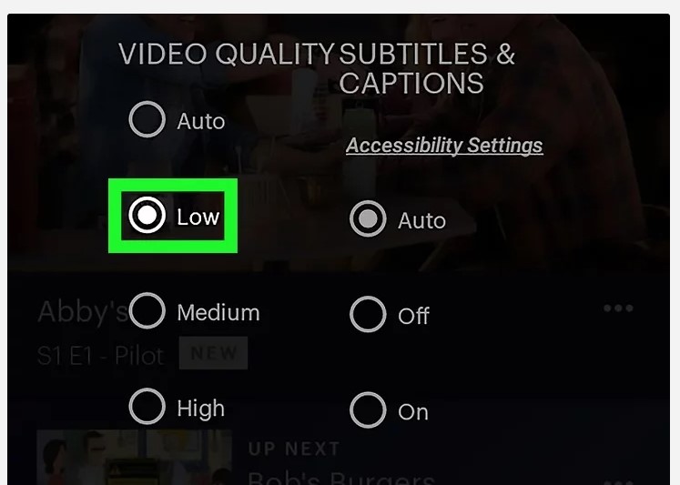 Tweak stream quality