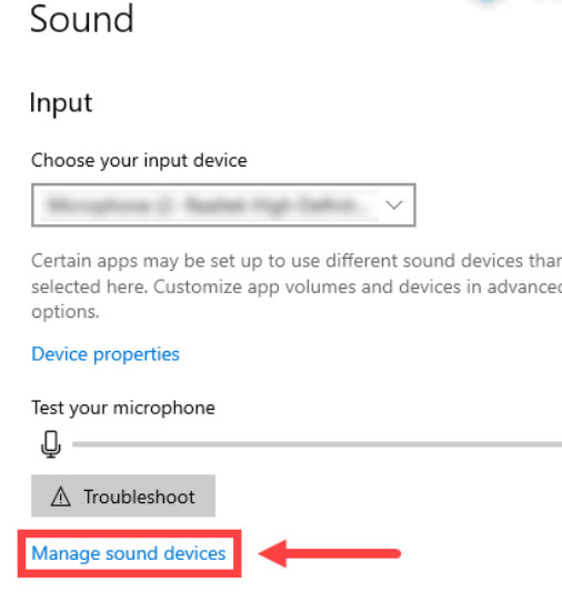 Manage Sound Devices