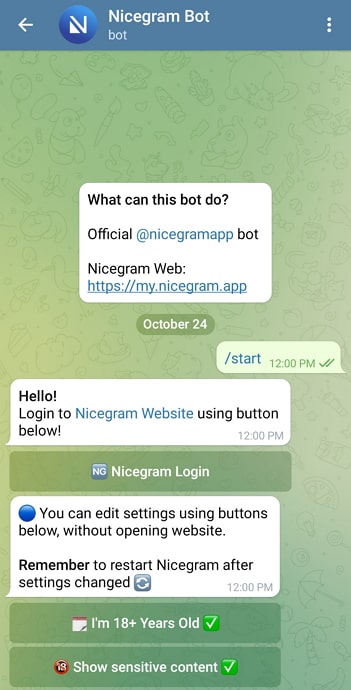 Bot nicegram Nicegram là