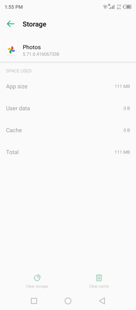 Clear Google Photos Cache (9)