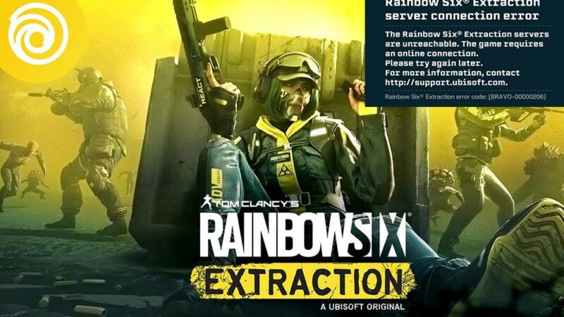 Fix: Rainbow Six Extraction Server Connection Error BRAVO-00000206