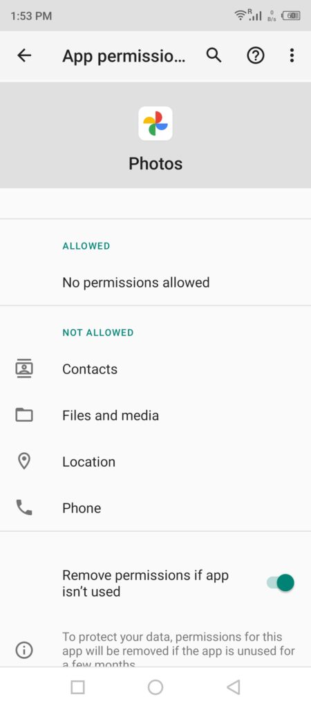 Grant Google Photos Permissions (6)