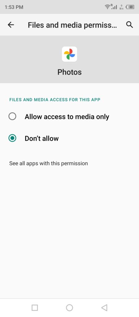 Grant Google Photos Permissions (7)