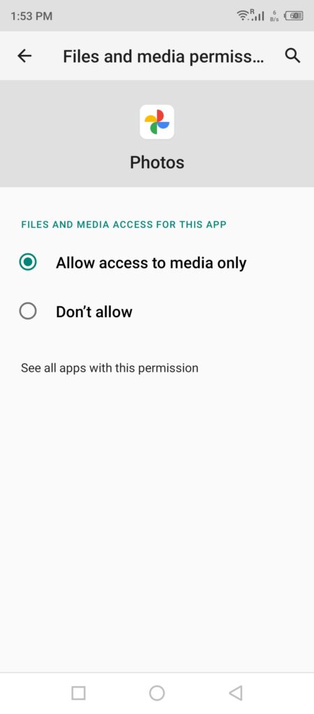 Grant Google Photos Permissions (8)