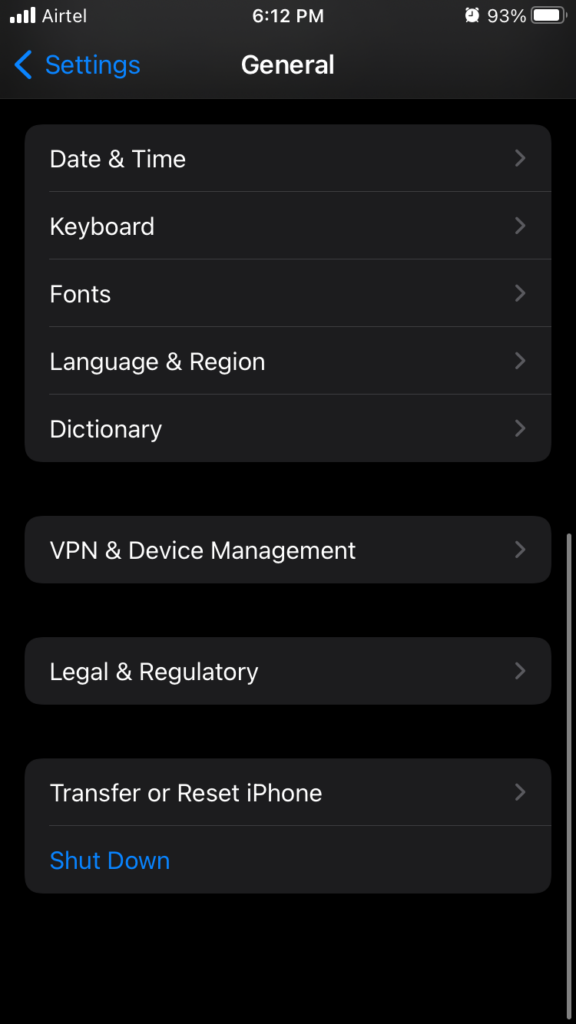 Reset Network Settings (3)