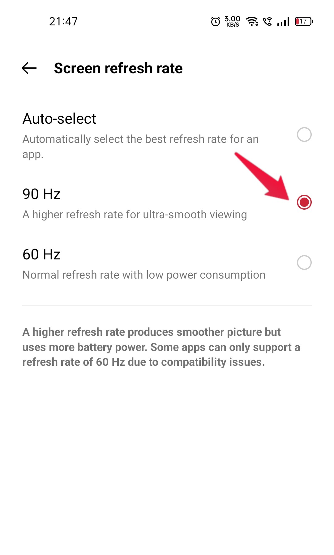 Change Refresh Rate From 60Hz to 90Hz/ 120Hz