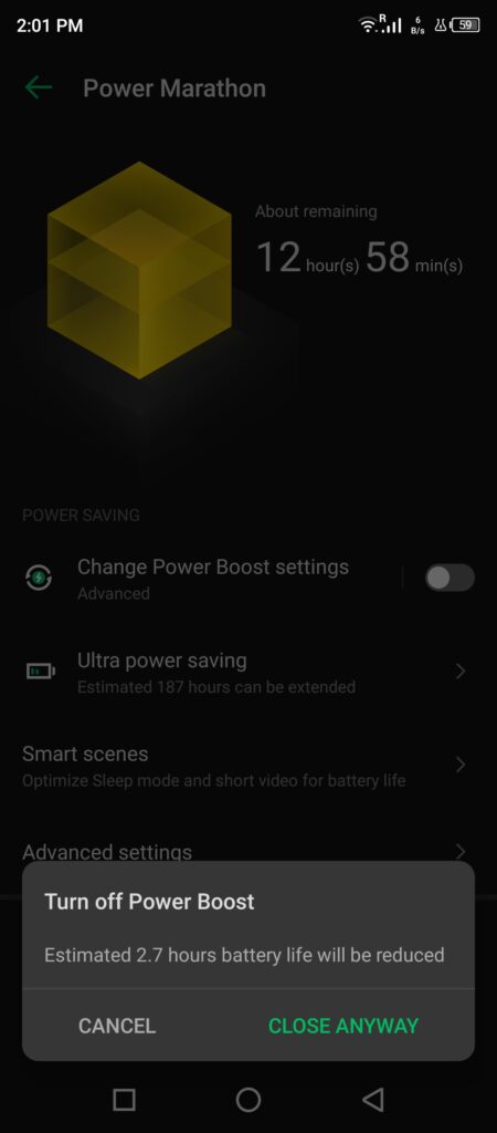 Turn Off Power Saving Mode (4)