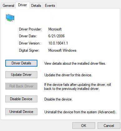 Reset Network Adapter Driver