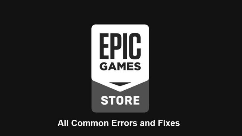 All Common Epic Games Store Error and Fixes