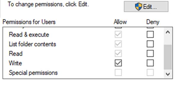 user admin control access