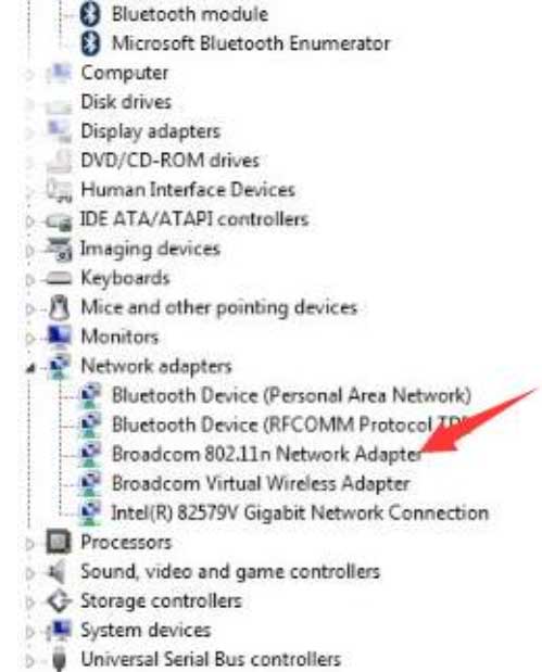 Broadcom 802.11n network adapter