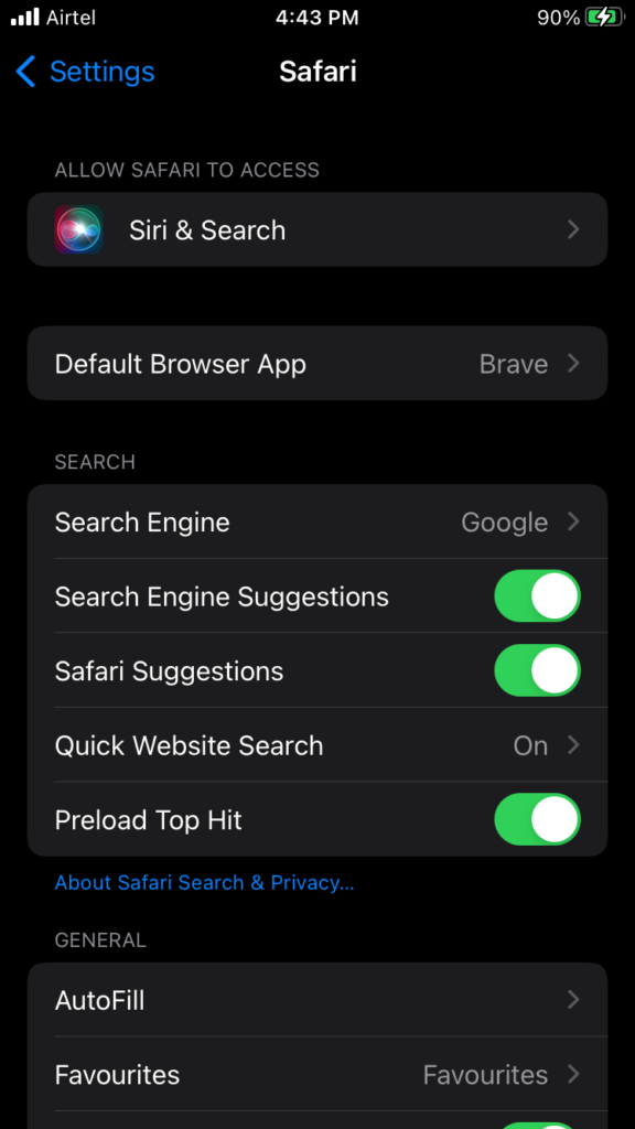 Reinstate Safari as Default Browser (3)