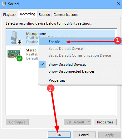 Arctis 7P microphone is enabled