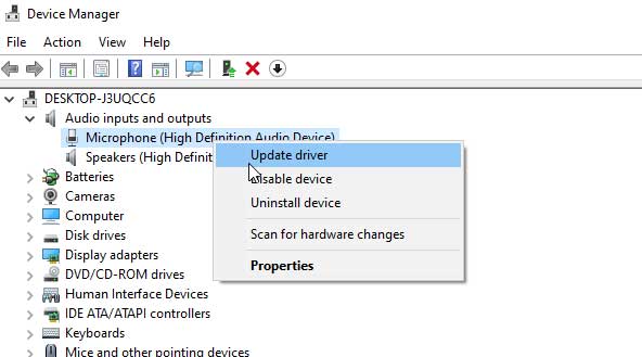 Update Driver
