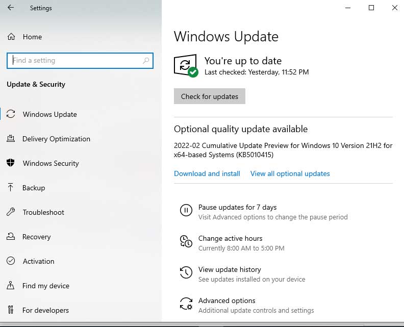 Update Your OS