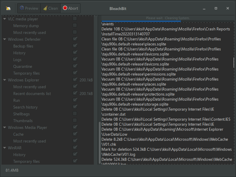 Clean System with BleachBit (5)