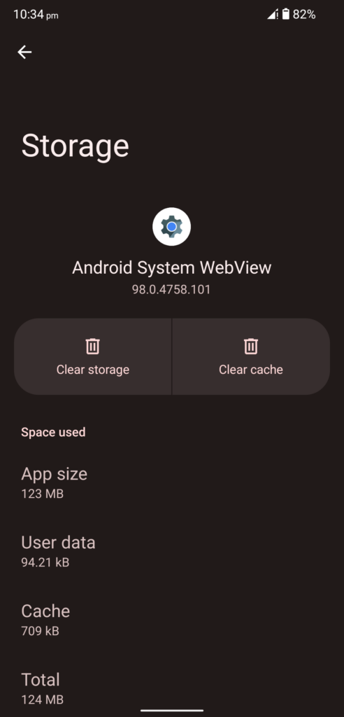 Clear WebView Data on Android Device (6)