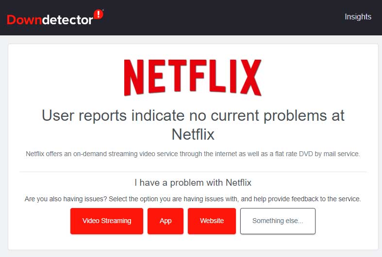 Check The Netflix Servers