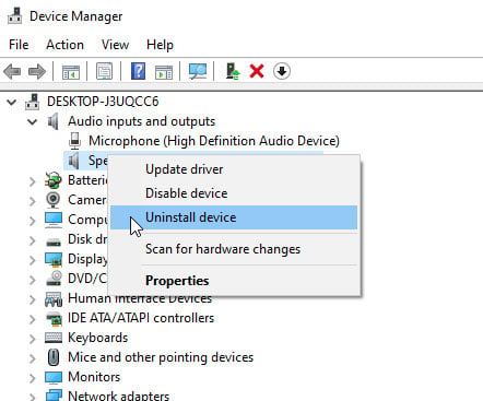 Re-install Audio Driver