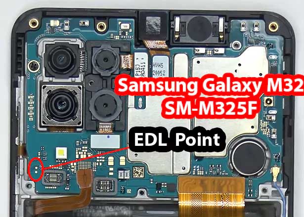 Samsung M32 SM-M325F UFS Test Point | ISP PinOUT | EDL Mode