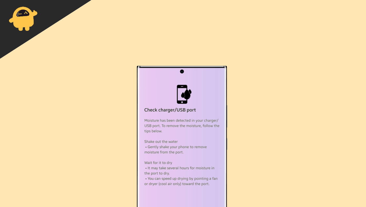How to Fix Moisture Detected Error on Samsung Note 20 20 Ultra