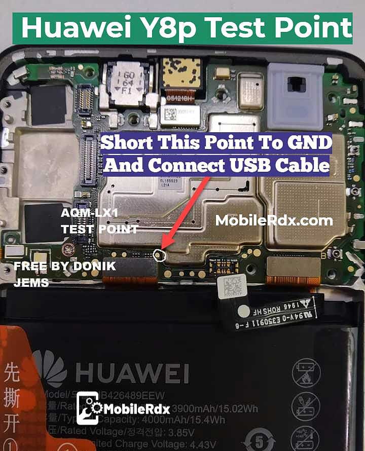 Huawei Y8p AQM-LX1 Testpoint
