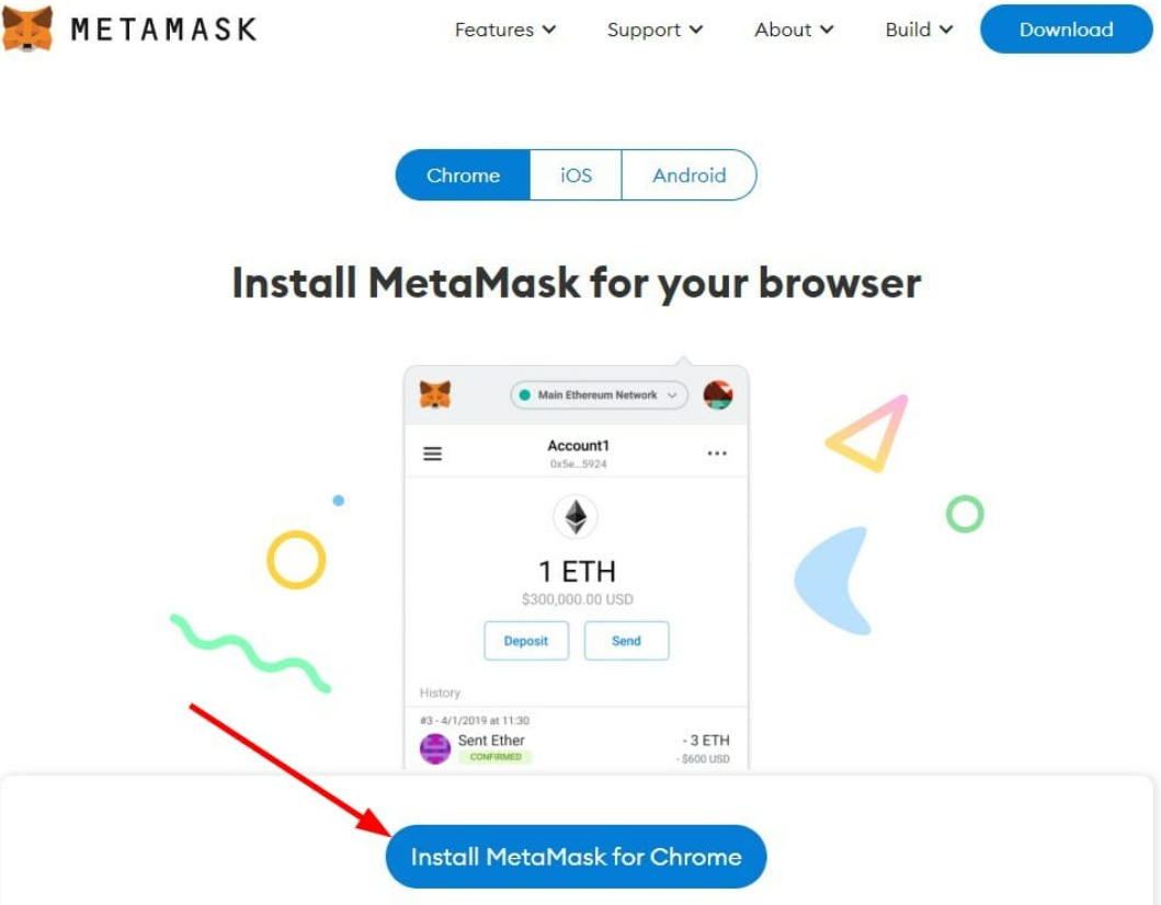  Install MetaMask for Chrome