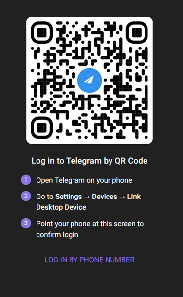 Reconnect Telegram