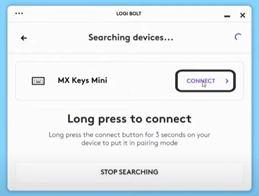 Fix Logitech MX Keys Mini Not Connecting to Unifying receiver