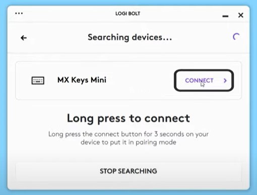Fix Logitech MX Keys Mini Not Connecting to Unifying receiver