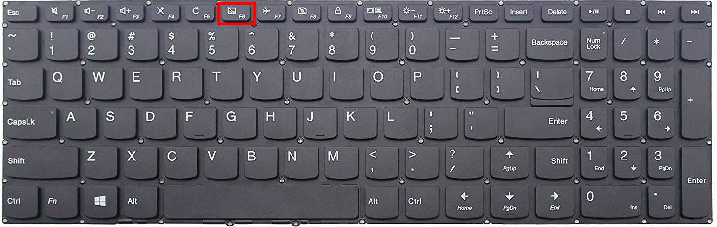Turn On/Off the Physical Touchpad Lock Key