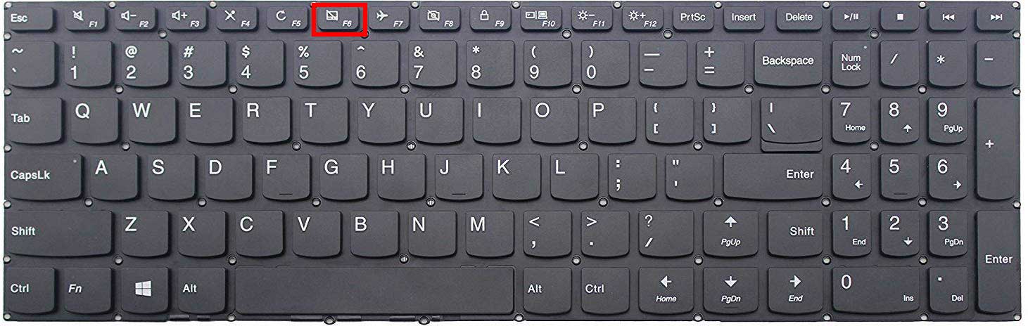 Turn On/Off the Physical Touchpad Lock Key