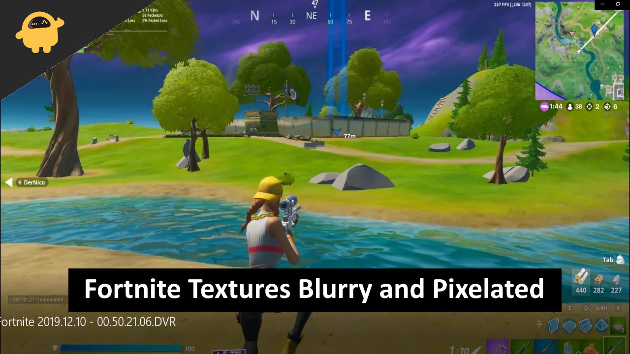 Fix Fortnite Textures Blurry and Pixelated