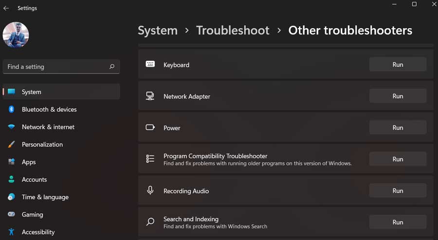 Use Speech and Run Troubleshooter