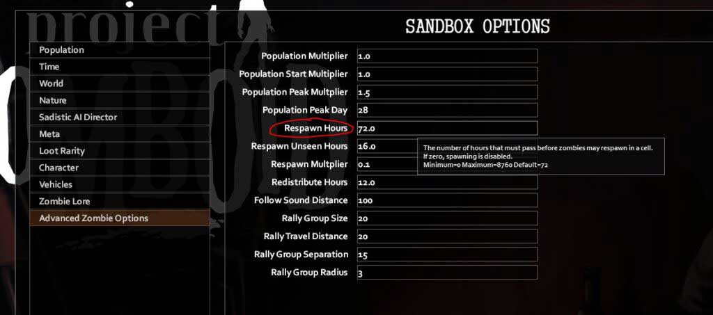 Project Zomboid Zombie Respawn, How To Turn Off Respawn