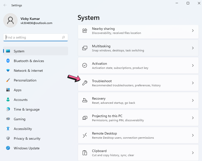 Bluetooth Troubleshooter step-2