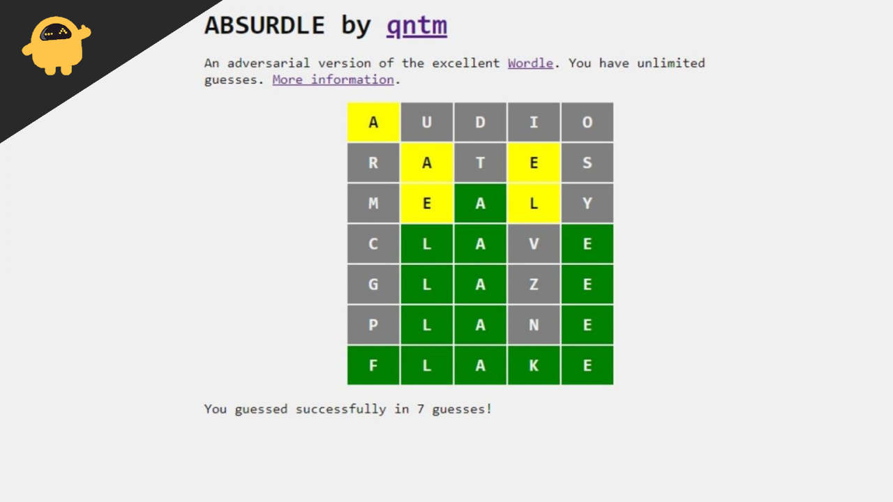 Absurdle Game Like Wordle How to Play, Their Rules and Their Cheat