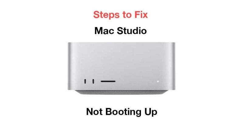 Fix: Mac Studio Not Turning On