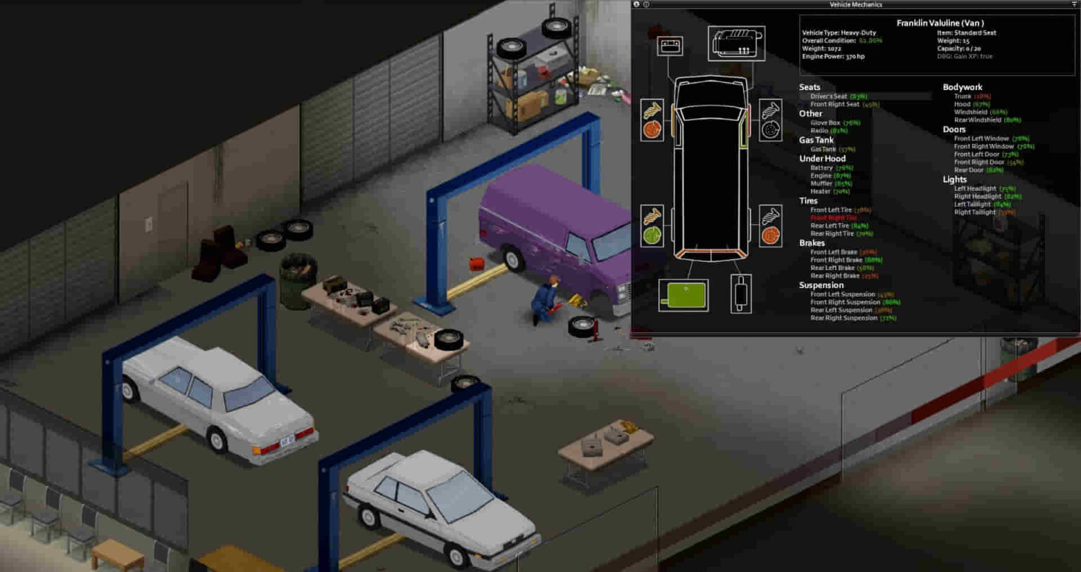 How to Repair Cars In Project Zomboid