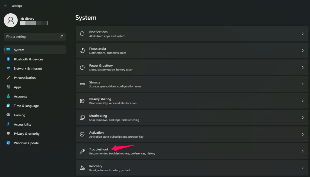 Run Windows Troubleshooter (3)