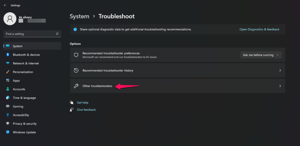 Run Windows Troubleshooter (4)