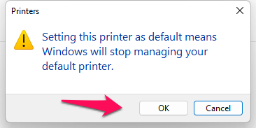 Set Printer as Default (7)