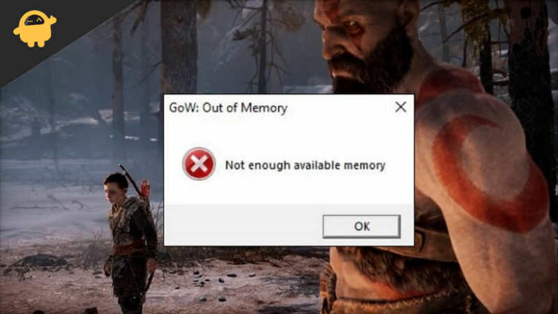 Fix God of War Not Enough Memory or Memory Leak Error