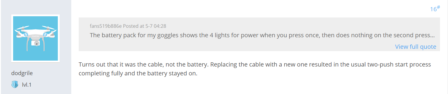 Fix: DJI FPV and FPV Goggles Not Turning On