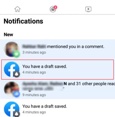 How to Find Drafts on Facebook App